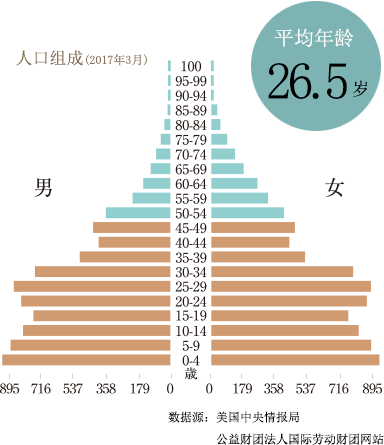 Demographic structure (As of March 2017)